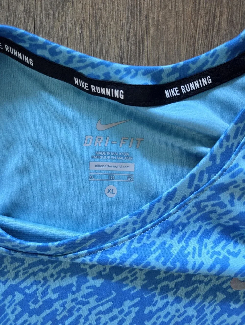 Light Blue Heathered Active Tee